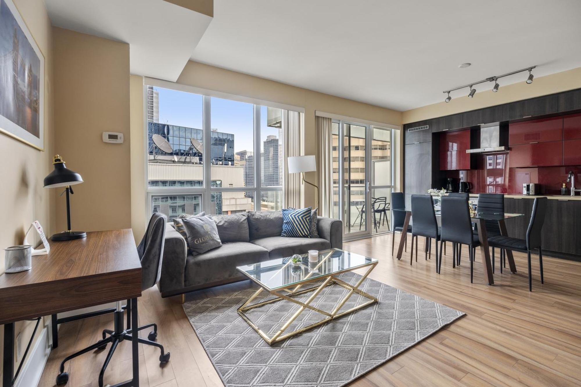 Globalstay Modern Downtown Apartment Торонто Экстерьер фото